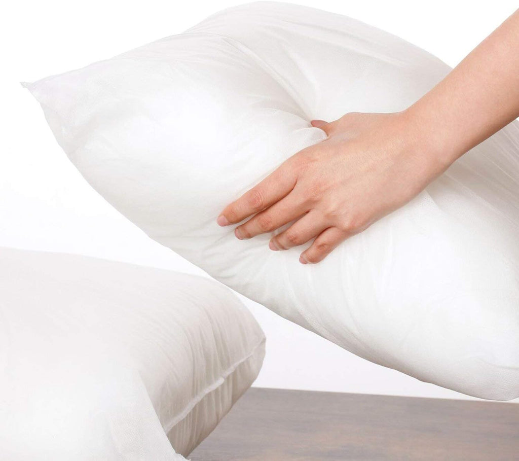 Calibrate Timing Pillow Inserts - Set of 4 Hypoallergenic Down Alternative Cushions | 18 x 18 Inches