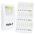 Gudotra 20 Pack Replacement Vacuum Bags Style 7 Paper Bag Fit PowerForce Uprights Vacuums 3537 3522 35221 35223 35224 35225 35226 3522R 3522X 3525 35252 3525R 3530D 3530R Replace Part 32120