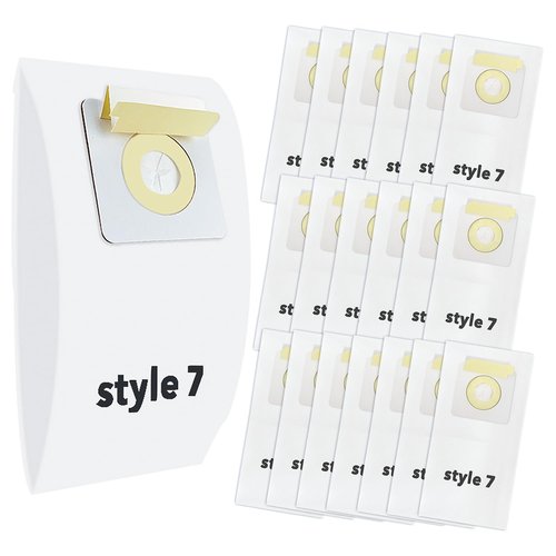 Gudotra 20 Pack Replacement Vacuum Bags Style 7 Paper Bag Fit PowerForce Uprights Vacuums 3537 3522 35221 35223 35224 35225 35226 3522R 3522X 3525 35252 3525R 3530D 3530R Replace Part 32120