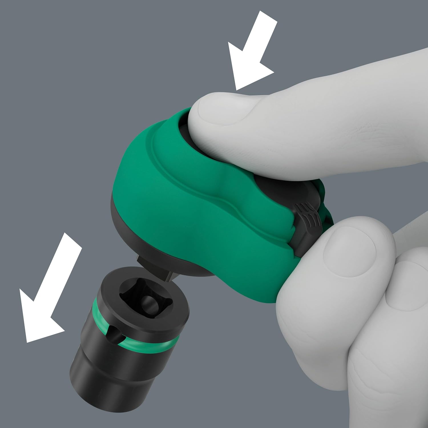 WERA - 12-Piece Zyklop Comfort Ratchet Set | 3/8" Drive with Reversing Lever - Metric Tools
