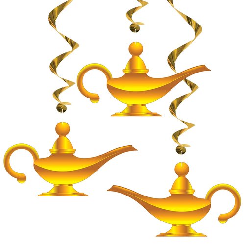 Lantern & Lamp Whirls, 12 Pcs Pack of 2