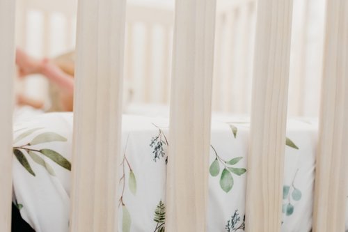 Copper Pearl Premium Knit Baby Crib Sheets for Standard Mattresses, Breathable and Soft, Haven