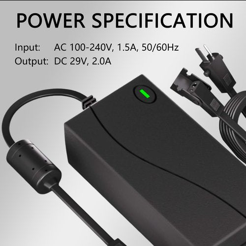 29V 2A Universal Power Cord for Recliner Chair AC/DC Switching Transformer Compatible with Lazy Boy, Couch, Sofa, Standing Desk