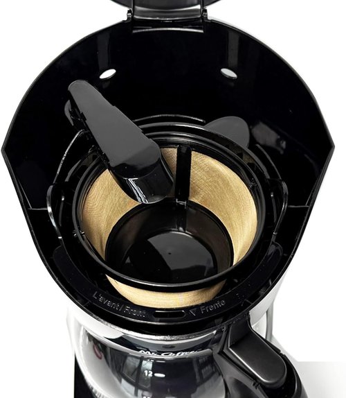 Mr. Coffee Gold Reusable Coffee Filter - 2-Pack for 8-12 Cup Machines | Compatible with Black & Decker