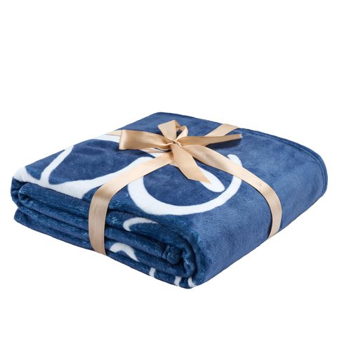 Lussena Thinking of You Gifts for Women Men – Get Well Blanket 50x60 Inch, Navy Flannel Comfort Hug Blanket, Sympathy Throw for After Surgery, Chemo, Illness, Recovery