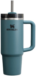 STANLEY Quencher H2.0 Tumbler with Handle and Straw 30 oz | Flowstate 3-Position Lid | Cup Holder Compatible for Travel | Insulated Stainless Steel Cup | BPA-Free | Blue Spruce