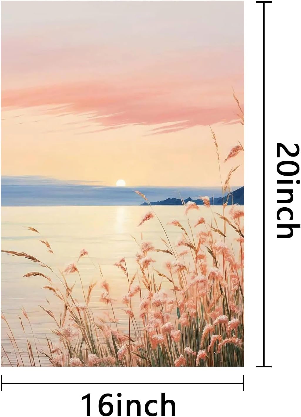 ZXDZSM Custom Canvas Prints - Personalized Photo Upload (16" x 20") for Unique Home Decor