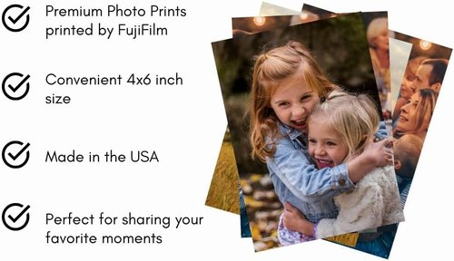 Glossy Photo Prints - Set of 30 Unframed 4x6 Inches - High-Quality Photo Printing