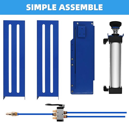 ITSKAGE Pneumatic Can Crusher with 6 Cans Design, Aluminum Can Crushers for Recycling, Can Smasher Simple and Fast Operation, Countertop Installation