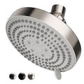 OFFO Shower Head, High Pressure Shower Head with 6 Mode, Fixed Showerheads for Strong Water Flow & Relaxing Shower Experience, Chrome