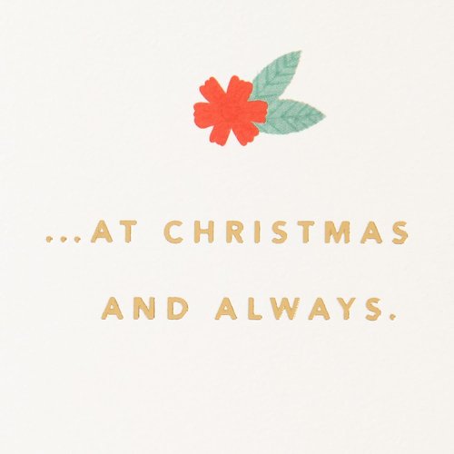 Hallmark Signature Christmas Card - Heartfelt Family Message | Perfect for Holiday Gifting