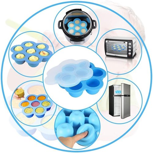 Instant Pot Accessories - 73 PCS Set for 5/6/8 Qt Pressure Cooker | Includes Steamer Baskets & Non-Stick Pan