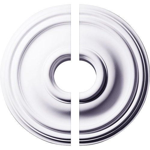 Ekena Millwork CM14TR2-03500 14 3/4"OD x 3 1/2"ID x 1 3/4"P Traditional Ceiling Medallion, Fits Canopies up to 4", 2 Piece