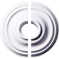 Ekena Millwork CM14TR2-03500 14 3/4"OD x 3 1/2"ID x 1 3/4"P Traditional Ceiling Medallion, Fits Canopies up to 4", 2 Piece
