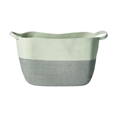 Artesa Rope Woven Laundry Storage Basket Bin, 22 Inch