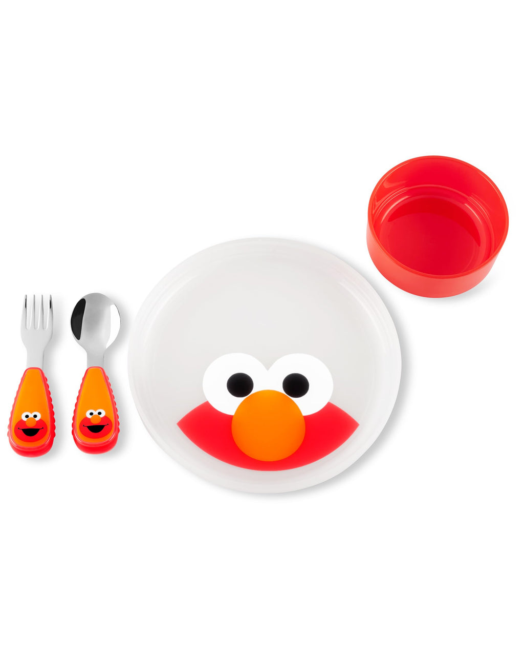 Skip Hop x Sesame Street Toddler Feeding 4-Piece Mealtime Set, Elmo