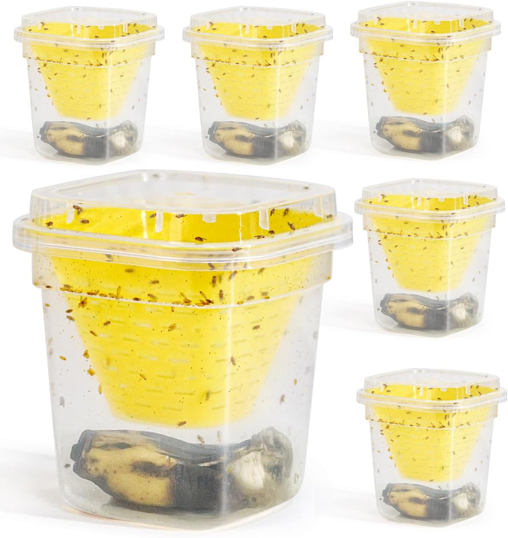 Reusable Fruit Fly Trap by [Brand Name] - Non-Toxic & Safe for Kids and Pets | Easy Kitchen & Home Use