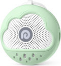 Dreamegg White Noise Machine - Portable Baby Sound Machine with 21 Soothing Sounds | Green Silicone Cover