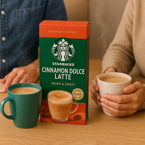 Starbucks Cinnamon Dolce Latte x5 Premium Instant Coffee Pack of 6 (Total 30 Sachets) Warm & Sweet Flavor