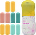 TRANOMOS Silicone Bottle Covers - Travel Essentials for Men & Women | Leak-Proof, Compact Size for Beach & Cruise