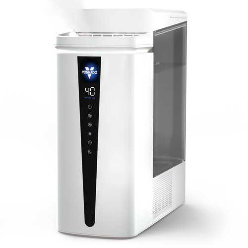 Vornado MISTIC 8 Whole Room Ultrasonic Humidifier, Top-Fill, Aromatherapy, 2-Gallon Tank, 3-Gallon Output, Warm or Cool Mist Humidifier, Automatic Humidity Control, Included Scent Pads
