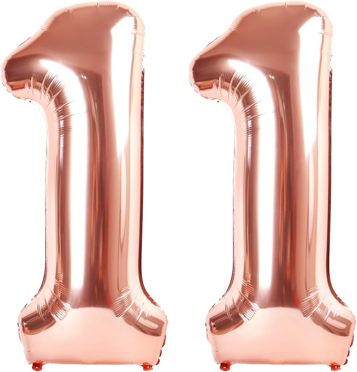 Rose Gold 40-Inch Number 11 Balloon - Perfect Birthday Decoration for Girls, Boys & Celebrations