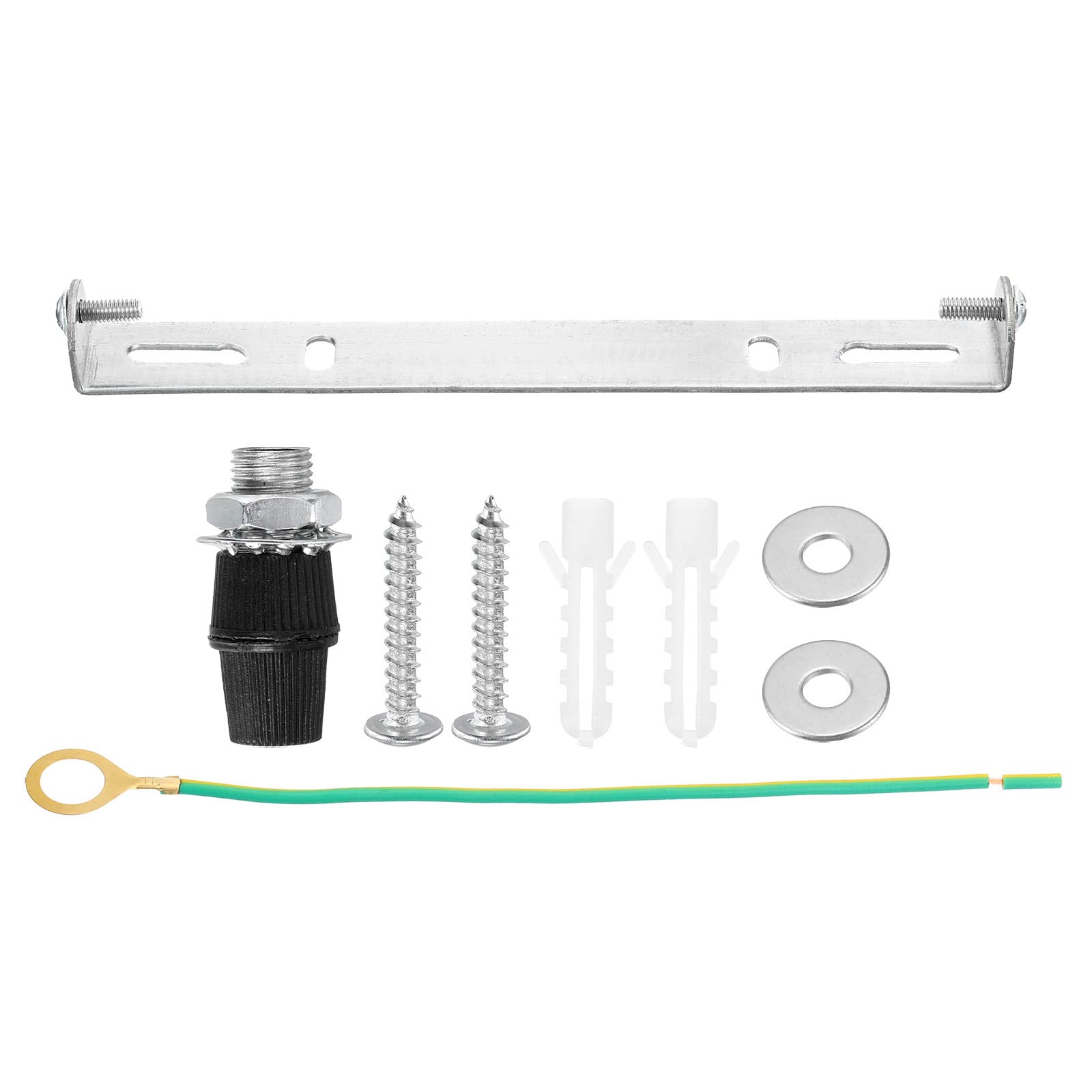 PATIKIL 155mm Ceiling Light Plate Kit, 1 Set Pendant Light Lighting Fixture Mounting Bracket Hardware for Home Office Chandelier