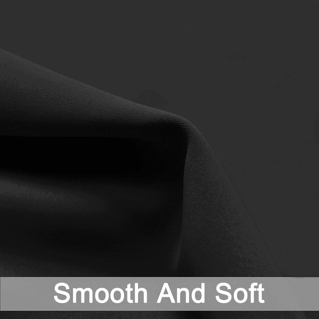 Yakamok Blackout Curtains - Thermal Insulated Grommet Drapes for Bedroom | 38W x 84L, One Pair