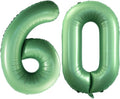 GOER Jumbo 42-Inch Sage Green Foil Balloons - Perfect for 60th Birthday Party Decorations