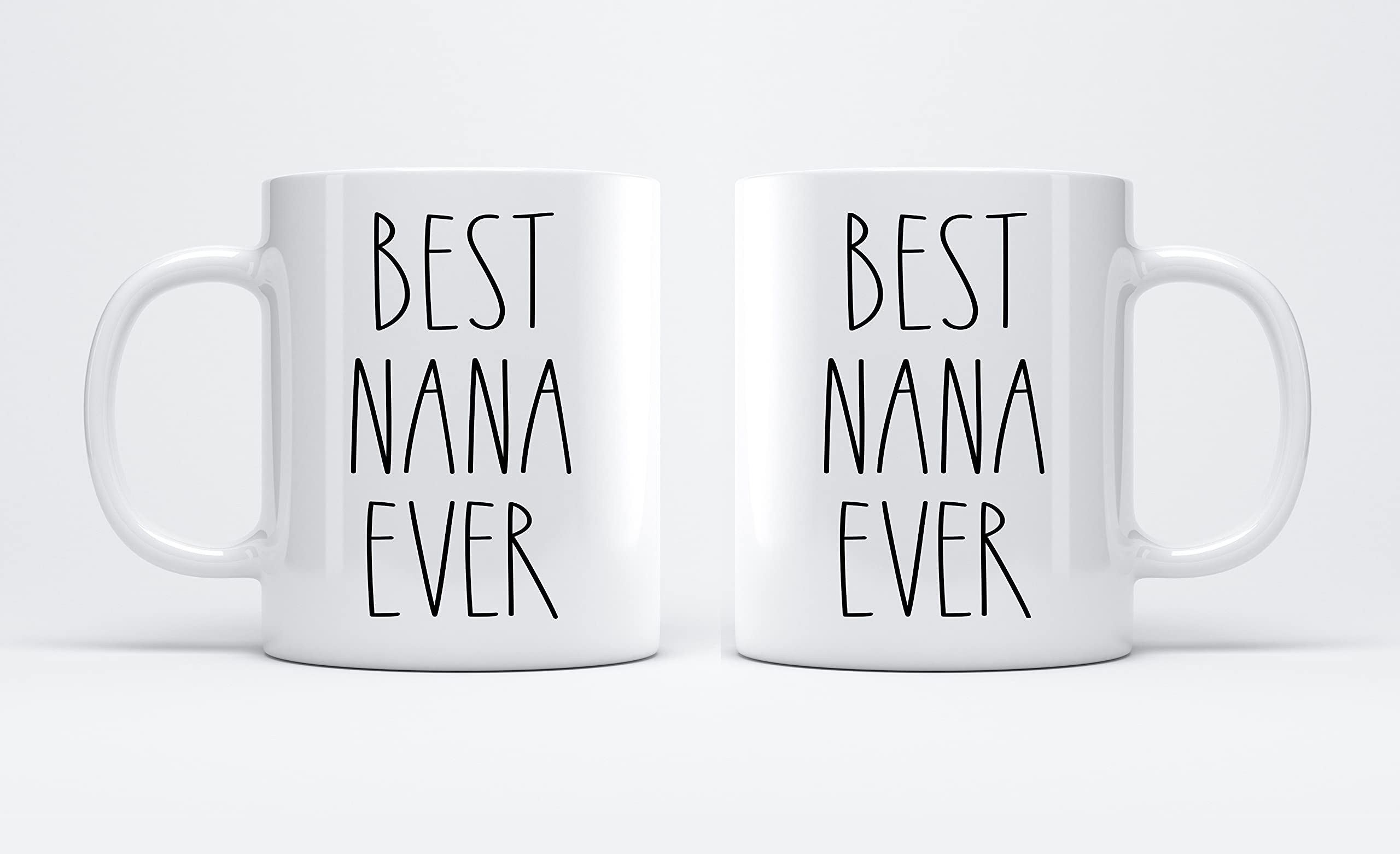 FundingCharlee Best Nana Ever Coffee Mug - Gifts for Christmas - Nana Birthday Gifts Coffee Mug - Father's Day/Mother's Day - Family Coffee Mug For Birthday Present For The Best Nana Ever Mug 11oz