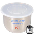 Silicone Lid for Instant Pot 8QT (10.23IN), Premium Silicone Cover Accessories Fits Instant Pot 8 Quart, Reusable Lid Replacement for Instantpot Inner Pot, Bowl and Microwave Cover for Food