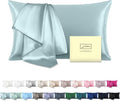 Mulberry Silk Pillowcase - Soft & Breathable for Hair and Skin | Standard 20" x 26" - Haze Blue