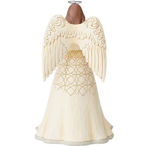 Enesco Jim Shore Heartwood Creek White Woodland Harvest Angel Figurine 6005254