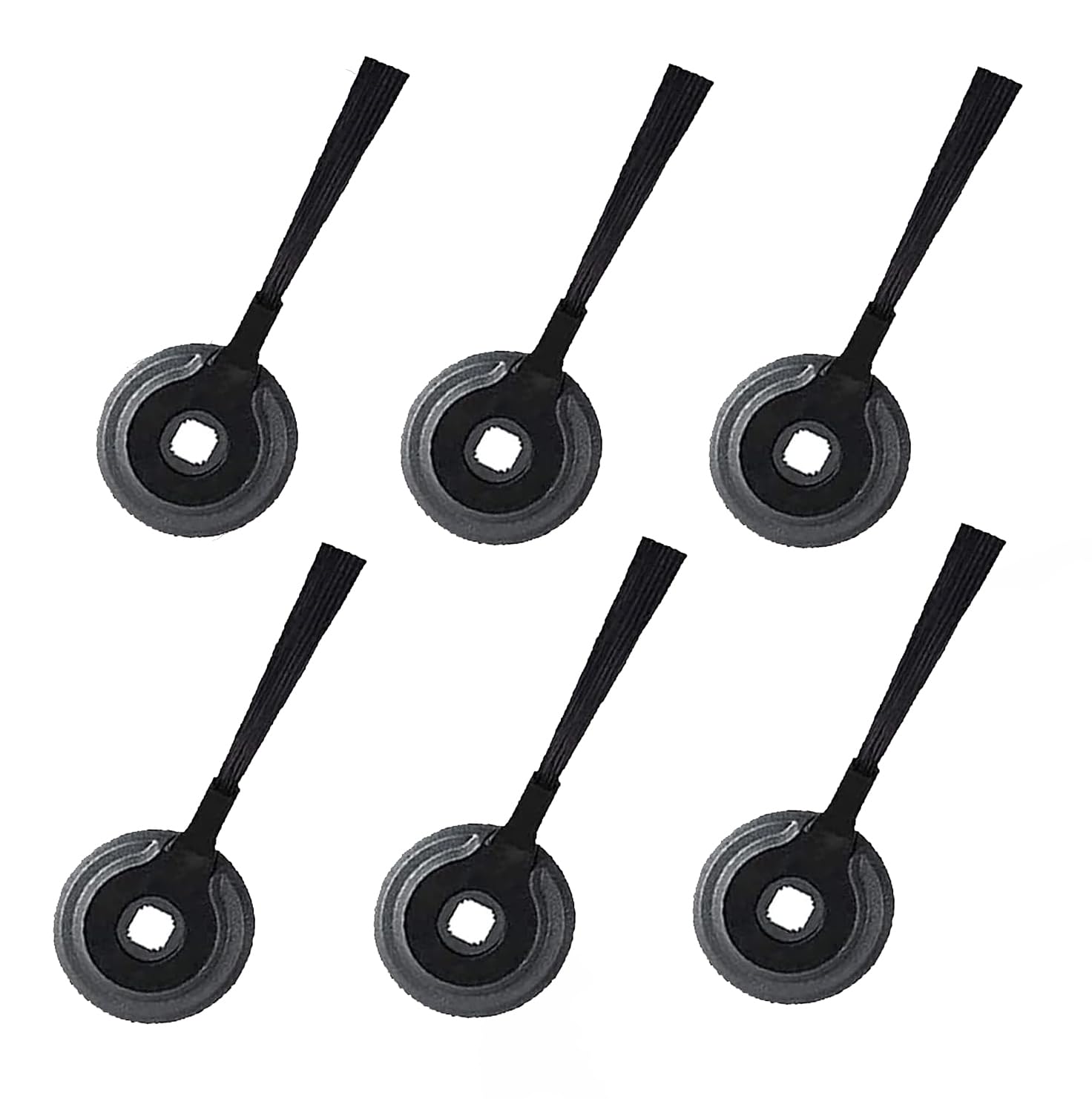 Vanclearidea Side Brush Replacement Parts for Shark ION Robot AV751 AV752 AV753 R85 RV850 RV850BRN RV850WV RV851WV S87 RV700_N RV700_N RV720_N RV750_N Vacuum Replacement Kit 6-Pack