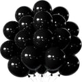 Black Balloons 12 Inch | 24pcs Latex Party Balloons for Birthdays & Baby Showers