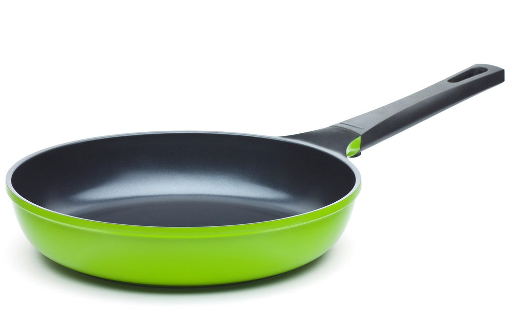12" Green Ceramic Frying Pan by Ozeri, with Smooth Ceramic Non-Stick Coating (100% PTFE and PFAS Free)