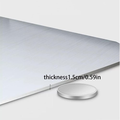 Large Stainless Steel Cutting Board,Suitable for Cutting Meat,Dicing,Vegetables,Fruits,Bread and Baking.ItIsConvenienttoClean,EasytoStoreandCan Be Washed in a Dishwasher ((15.8 * 19.6in))