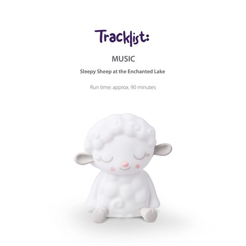 Tonies Night Light - Sleepy Sheep Audio Play Character from Sleepy Friends | Warm Glow | 90 Minutes of Beautifully Composed Melodies | Record Your Own Bedtime Stories