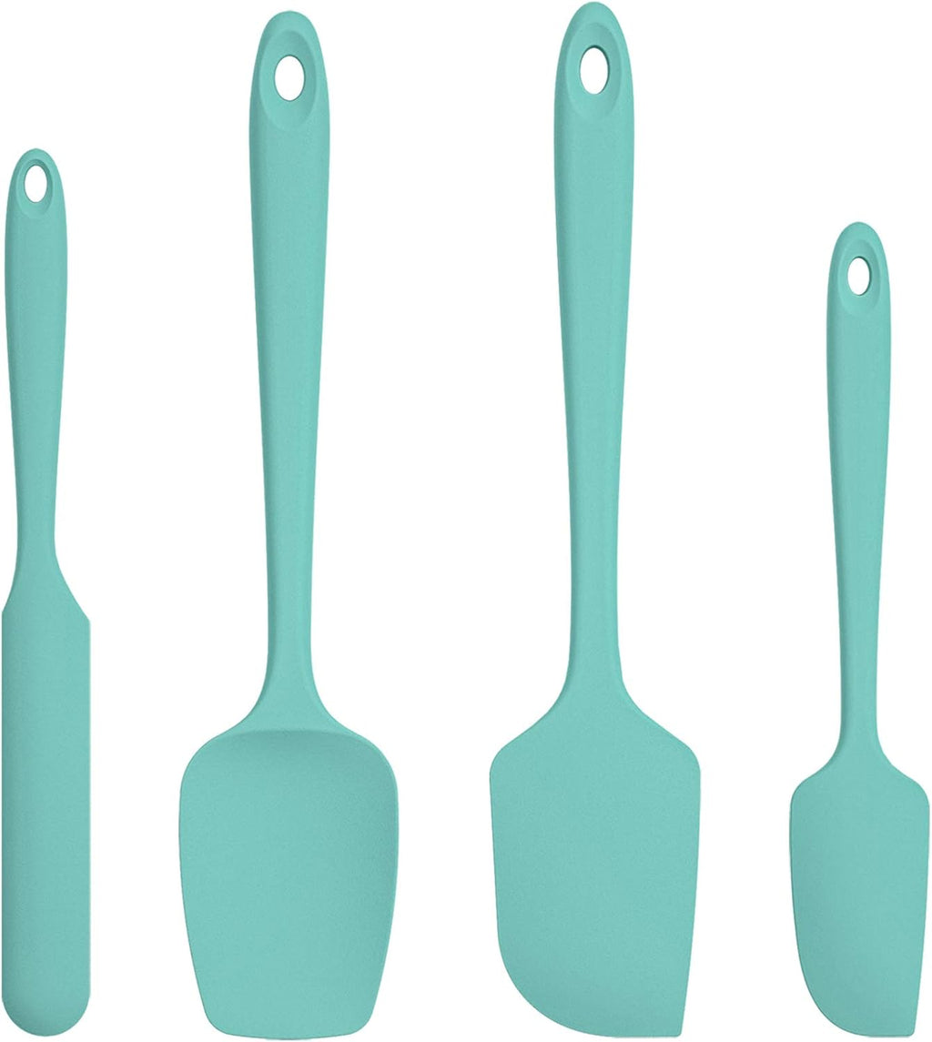 U-Taste Silicone Spatula Set - 600°F Heat Resistant Kitchen Tools | Teal/Aqua Sky Color