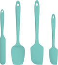 U-Taste Silicone Spatula Set - 600°F Heat Resistant Kitchen Tools | Teal/Aqua Sky Color