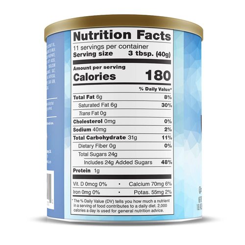 Caffe D'Vita Vanilla Macchiato - 100% Arabica Coffee Latte Mix, Instant Cappuccino Mix, Gluten Free, No Cholesterol, No Hydrogenated Oils, No Trans Fat, Kosher-Dairy, Instant Coffee Drink - 1 Lb Can