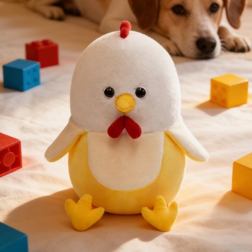 Yulefly Chicken Banana Plush Pillow, 11-Inch Cute Chicken Stuffed Animal Banana Plushie Toys for Birthday
