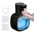 DODO MEKIA Automatic Liquid Soap Dispenser, 17oz/500ml Touchless Rechargeable with 4-Level Adjustable & IPX5 Waterproof - Level Display for Wall/Tabletop Use in Bathroom, Kitchen, Black