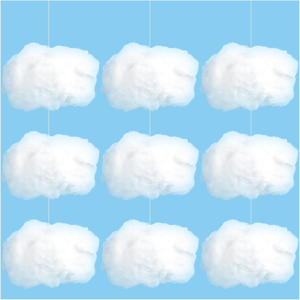 ZAUGONTW Artificial Cloud Props - Imitation 3D Hanging Ceiling Decorations for Weddings & Parties | Extra Small Size