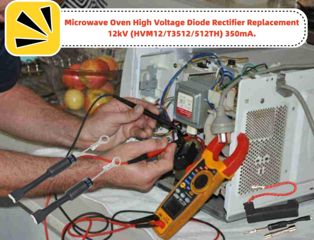 (2 Pack) W11256462 Microwave Diode Rectifier fits for Whirlpool Frigidaire Diode -Replaces EXPHV13, WB27X1160, 5304509479, 5304472472, W10245187, EXPHV10, WPW10492276, AP6784287