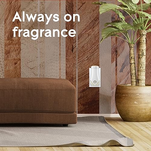 Glade PlugIns Refills Air Freshener, Scented and Essential Oils for Home and Bathroom, Cashmere Woods, 6.7 Fl Oz, 10 Count