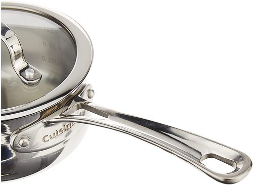 Cuisinart Contour Stainless 2-Quart and 1-Quart Saucepans Bundle