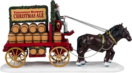 Lemax Christmas Village | Christmas Ale Delivery Figurine - 43710