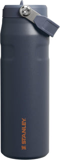 Stanley IceFlow 24 oz Water Bottle - Insulated Stainless Steel with Built-In Straw | Lightweight & Leak Resistant | Twilight