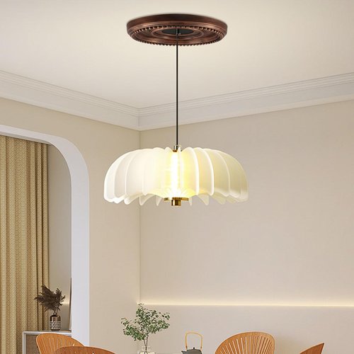 Crapyt Home Lighting Ceiling Medallions Ceiling Fan Medallion for Light Fixtures 12.4"OD x 3.94"ID Bronze